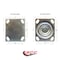 Service Caster 8 Inch Solid Polyurethane Caster Set with Roller Bearings 2 Swivel 2 Rigid SCC SCC-30CS820-SPUR-2-R820-2 - alternate 3